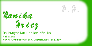 monika hricz business card