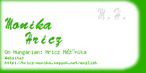 monika hricz business card